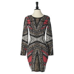 Jacquard knit dress with abstract pattern Diane Von Furstenberg
