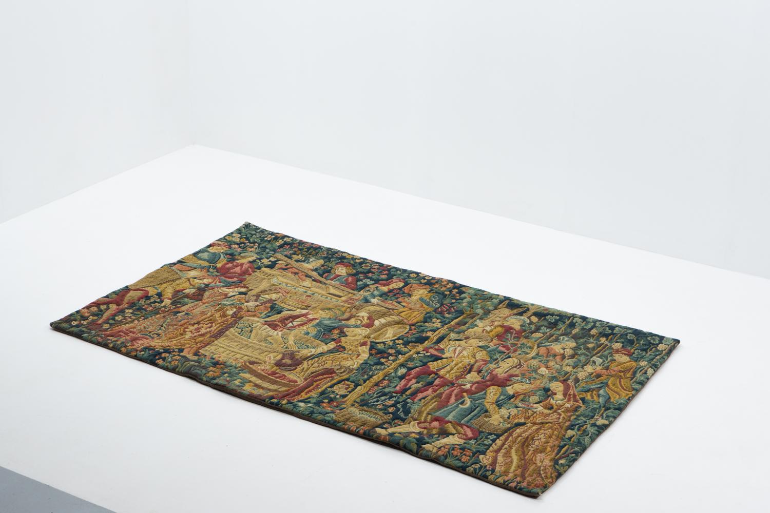Tapiz Jacquard de Aubsson, attr. a Jean Laurent, Francia Años 70 en venta 6