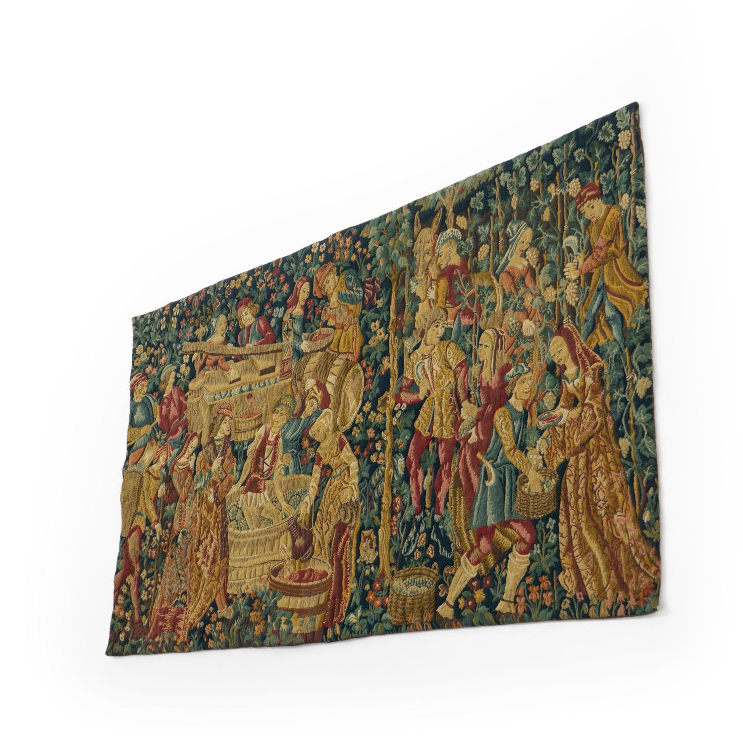 Tapiz Jacquard de Aubsson, attr. a Jean Laurent, Francia Años 70 Moderno de mediados de siglo en venta