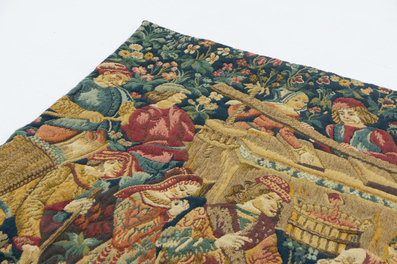 Tapiz Jacquard de Aubsson, attr. a Jean Laurent, Francia Años 70 finales del siglo XX en venta