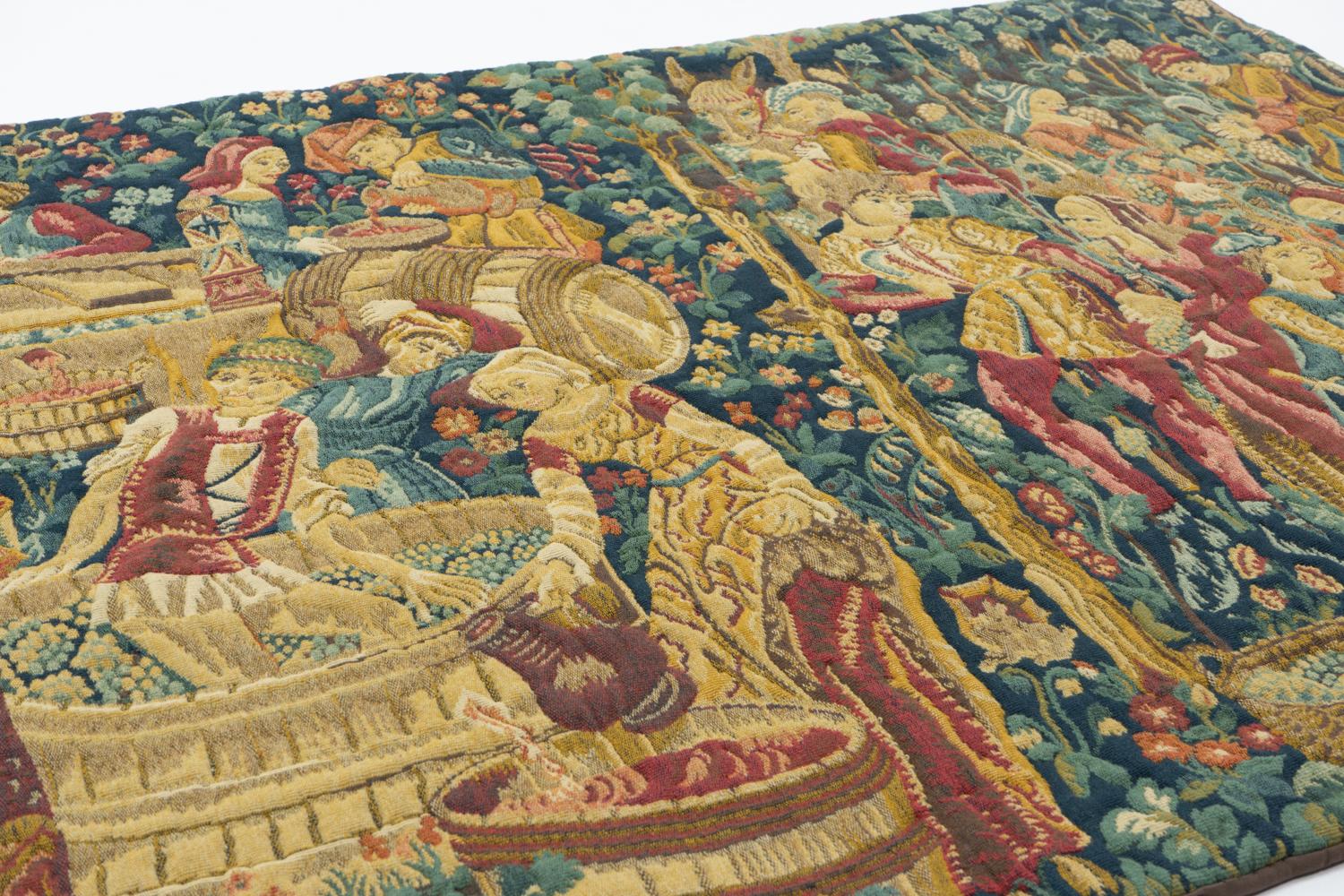 Tapiz Jacquard de Aubsson, attr. a Jean Laurent, Francia Años 70 Lana en venta