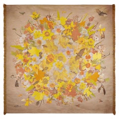 Jacquard woven tapestry, fine art, Eye of Narcissus, Tjitske Storm