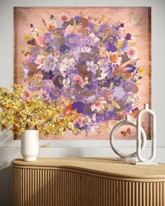 Contemporary Jacquard Woven Wall Tapestry, Eye of Aphrodite, Limited Edition