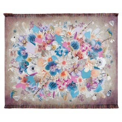 Jacquard woven tapestry, contemporary wall art, Winter Sleep, Tjitske Storm