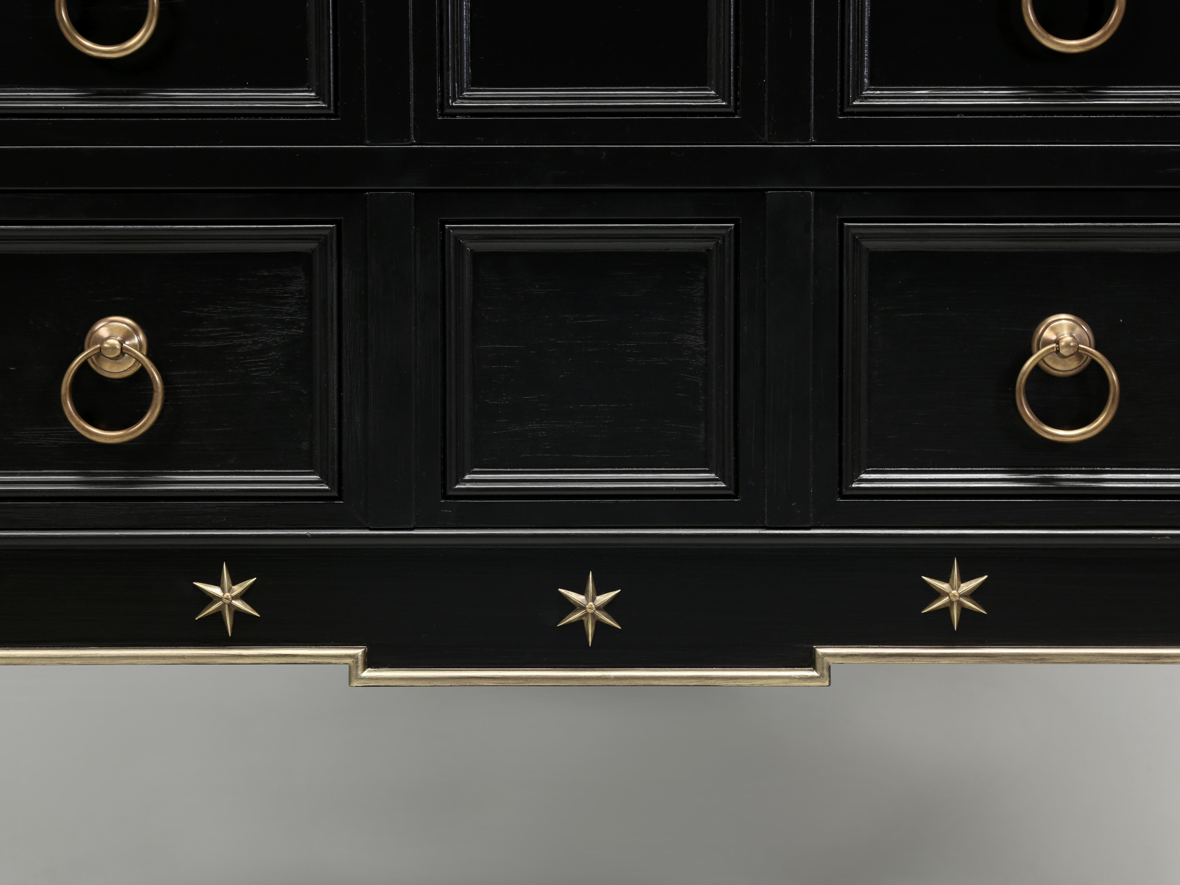 Jacque Adnet Inspired Bespoke Cabinet Bi-Fold Doors Built to Order Any Dimension For Sale 3