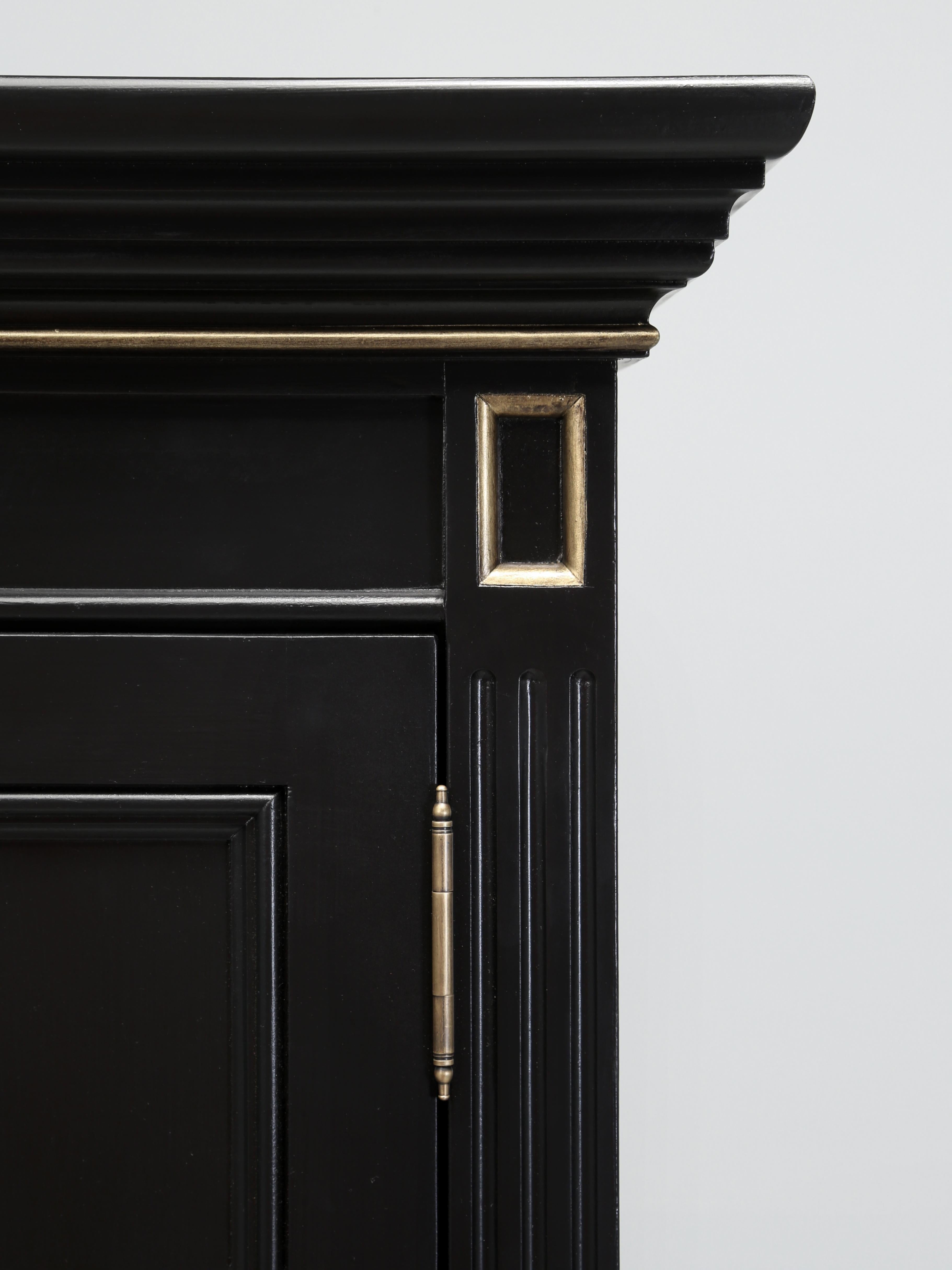Cast Jacque Adnet Inspired Bespoke Cabinet Bi-Fold Doors Built to Order Any Dimension For Sale