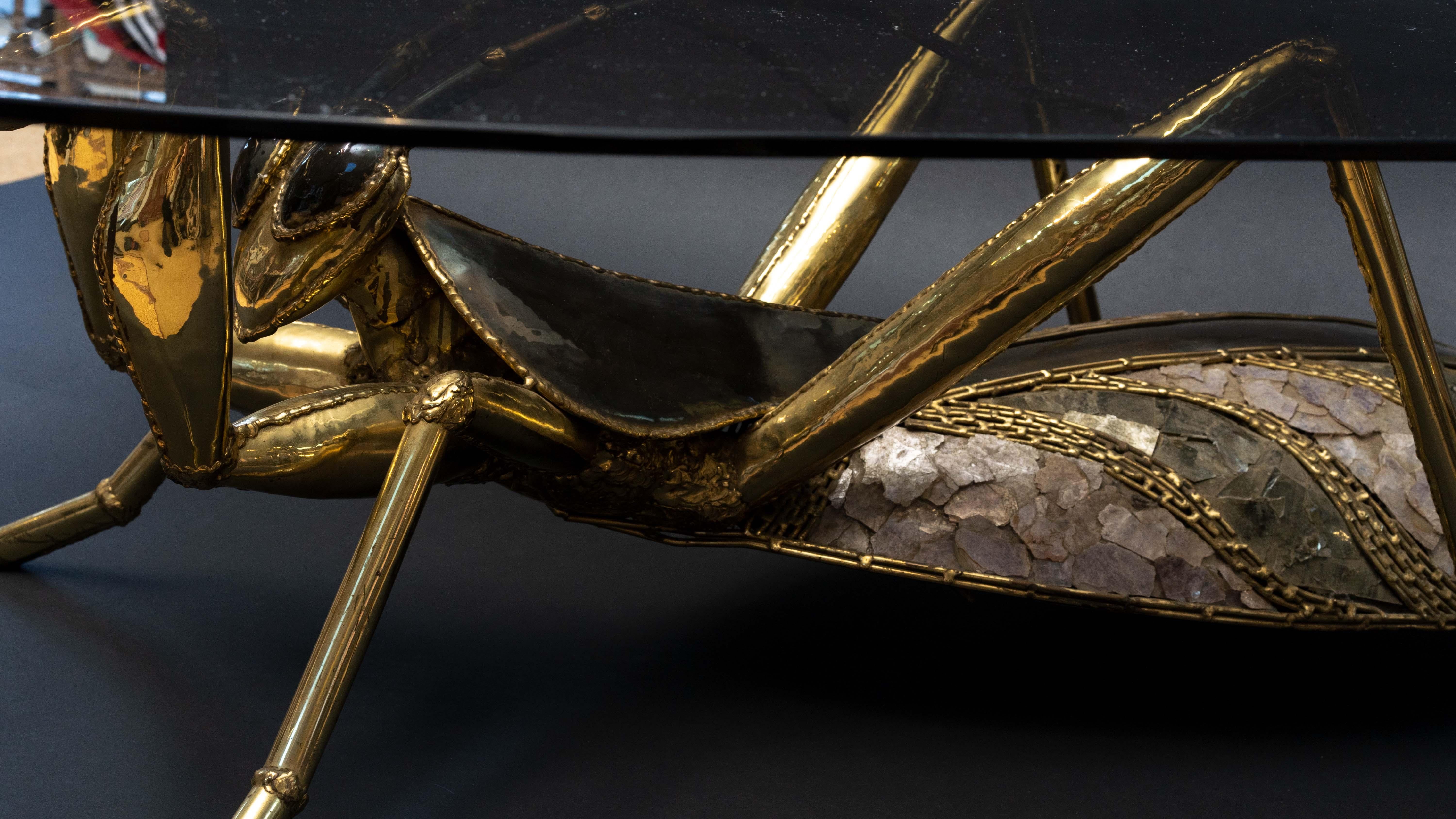 Jacque Duval Brasseur Praying Mantis Coffee Table 3