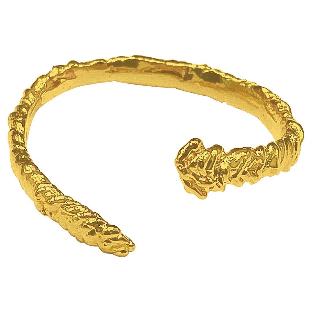 Offener Barbosa 18K Recycelter Goldring „Dexter“ Offener Ring im Angebot