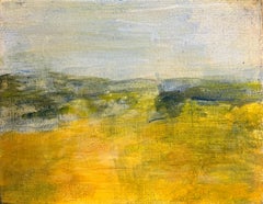 Pittura ad olio astratta Greene & Greene francese paesaggio modernista