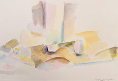 Light Pastel Colour Abstract 20th Century Watercolour Painting