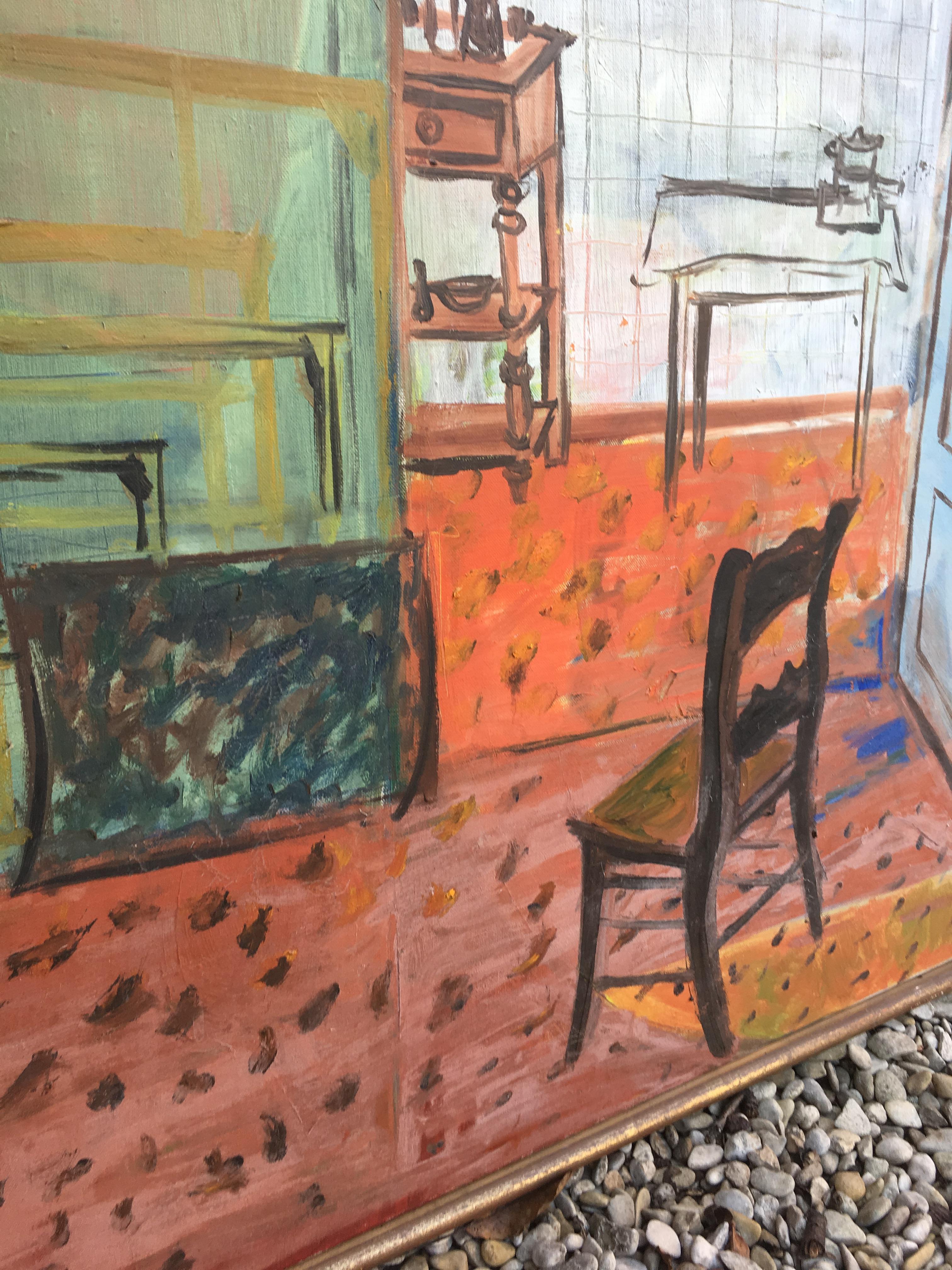 Jacqueline Brison (1932-2006), Huile Sur Toile, circa 1960 In Good Condition For Sale In Saint-Ouen, FR