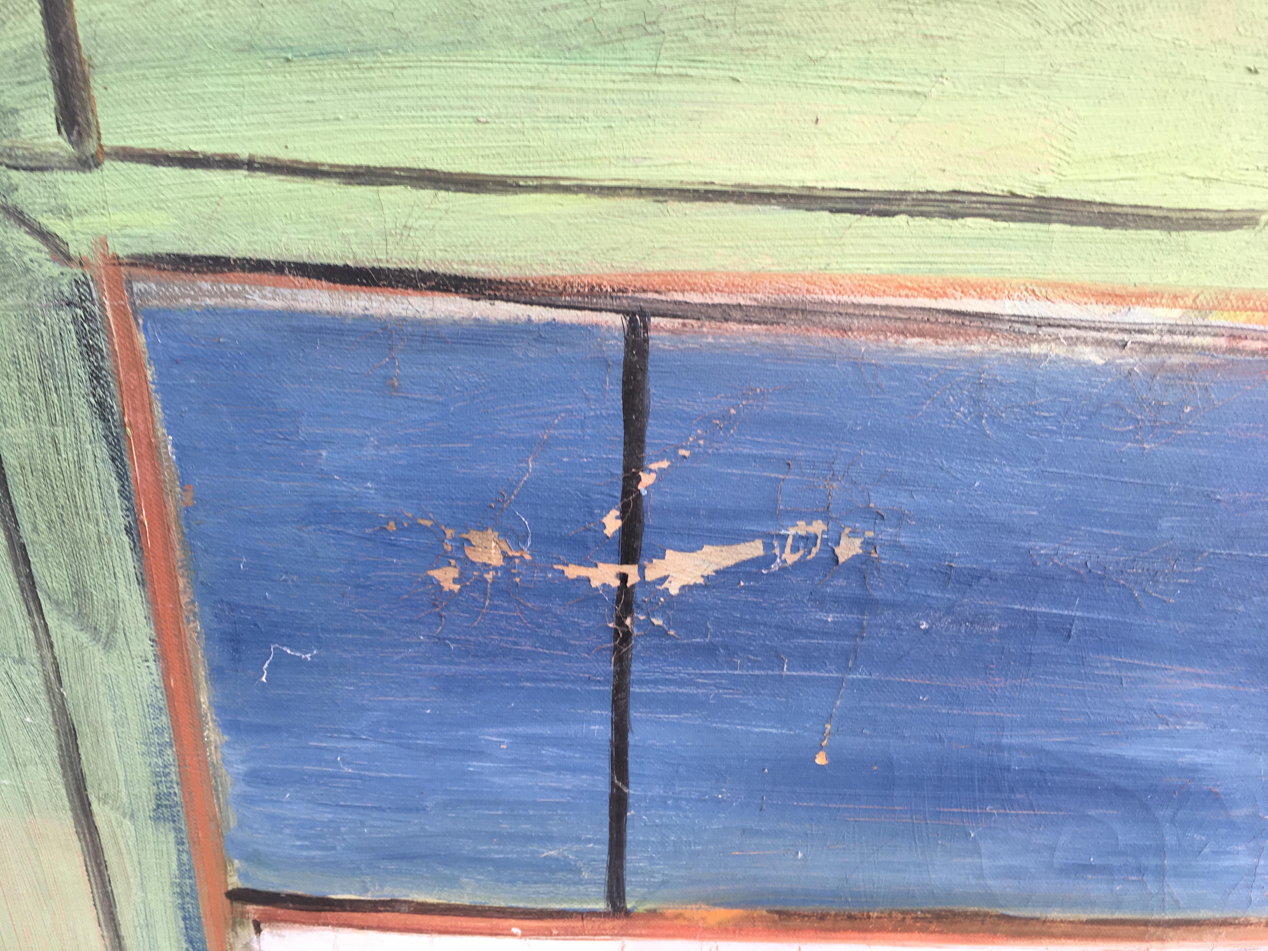 Mid-20th Century Jacqueline Brison (1932-2006), Huile Sur Toile, circa 1960 For Sale