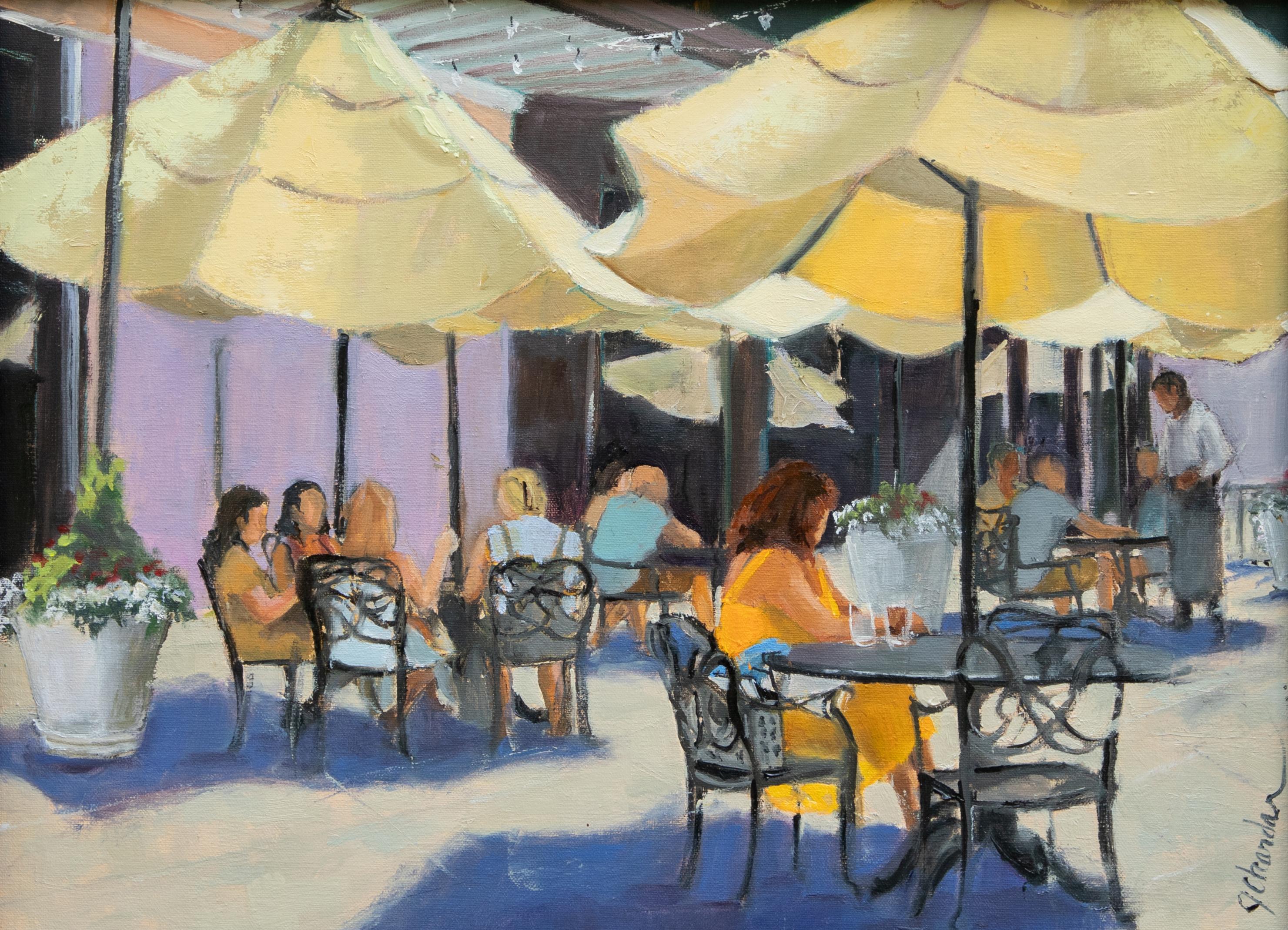 Café Broadmoor - Painting de Jacqueline Chanda