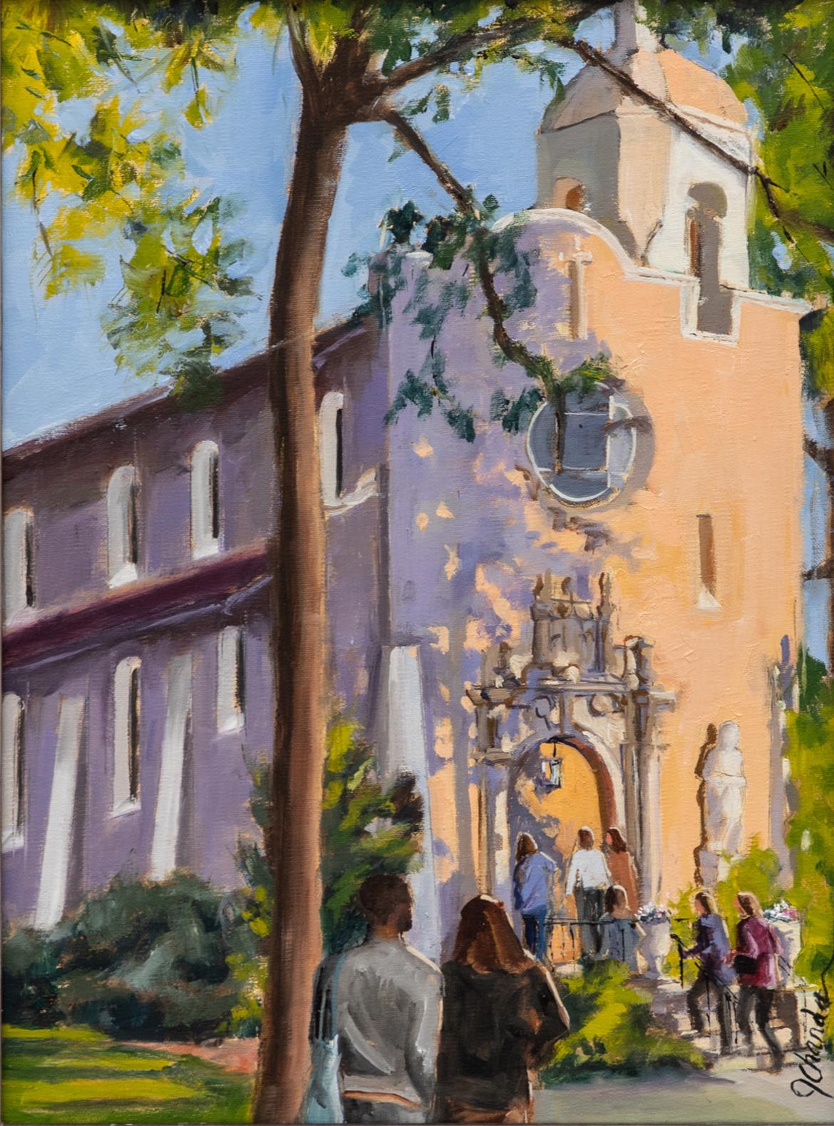 The Pauline Chapel - Impressionist Painting by Jacqueline Chanda