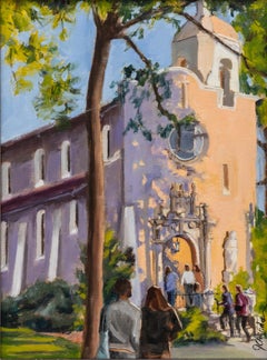 The Pauline Chapel, Original Signed 16 x 12 Oil Painting on Canvas