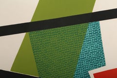 Oed de Chat, gravure géométrique abstraite avec aquatinte de Jacqueline De Butler