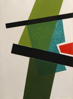 Oed de Chat, Abstract Geometric Etching with Aquatint by Jacqueline De Butler