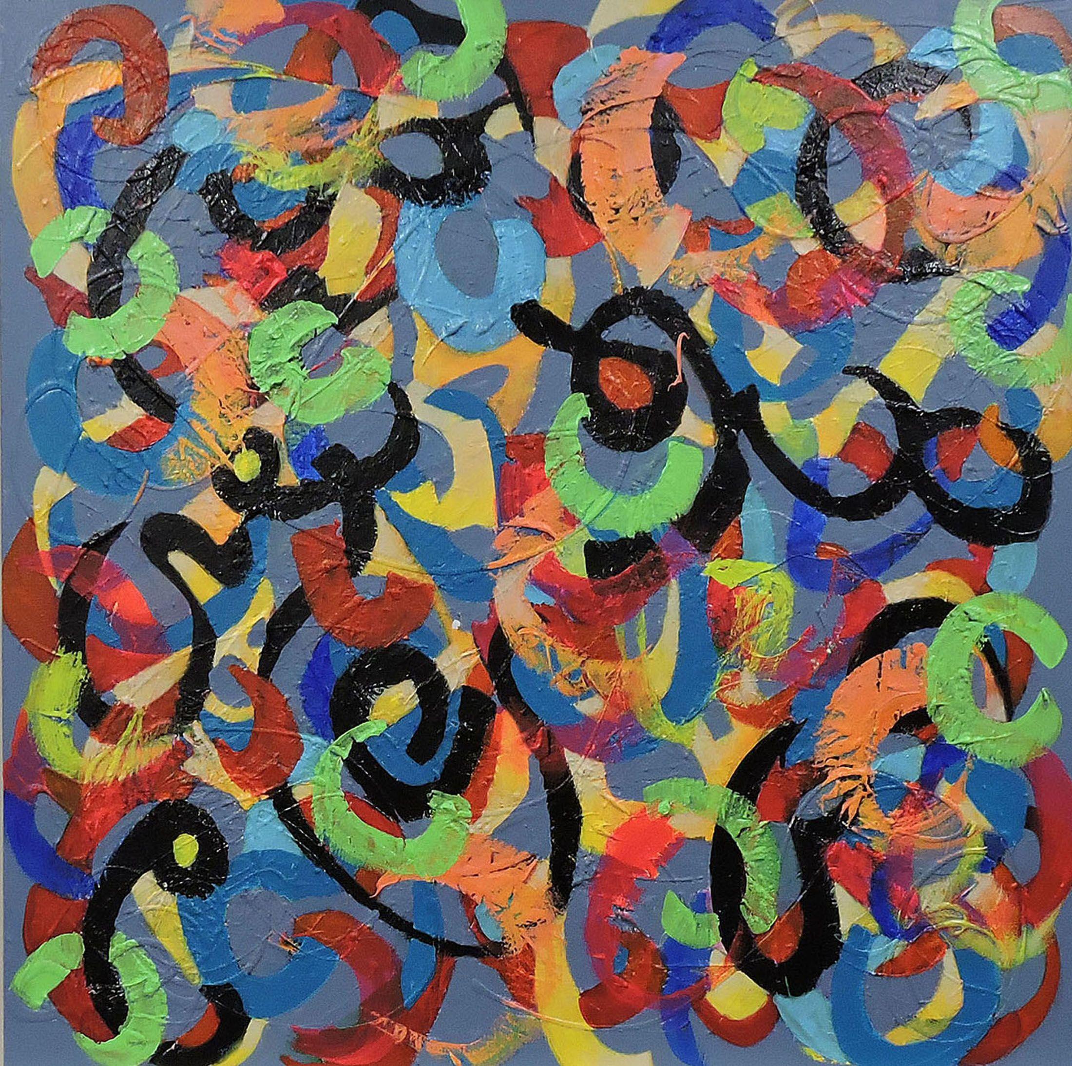 High Hopes, peinture, acrylique sur toile - Painting de Jacqueline Doyle Allison