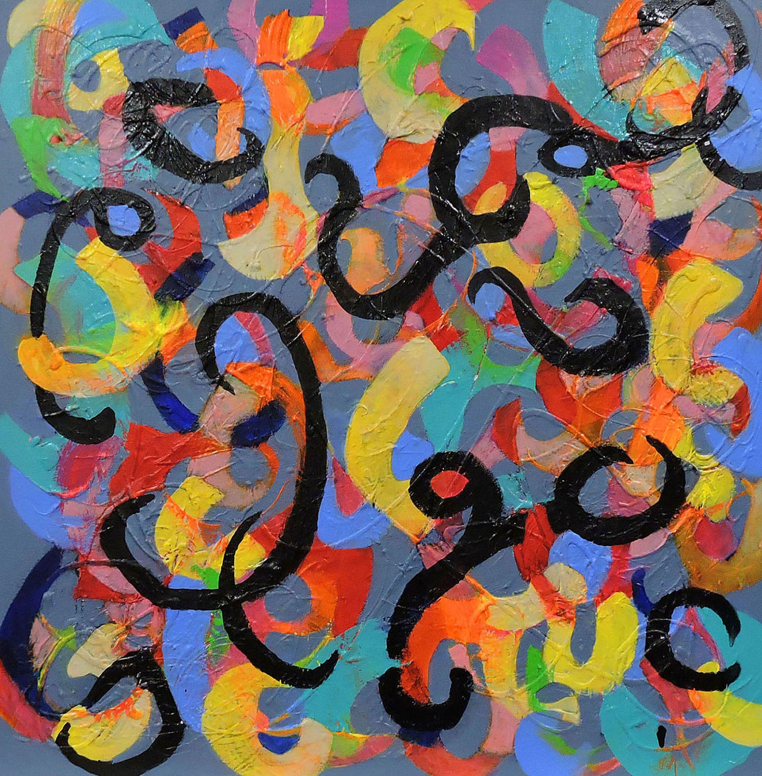 La esperanza resurge eterna, Pintura, Acrílico sobre lienzo - Painting de Jacqueline Doyle Allison