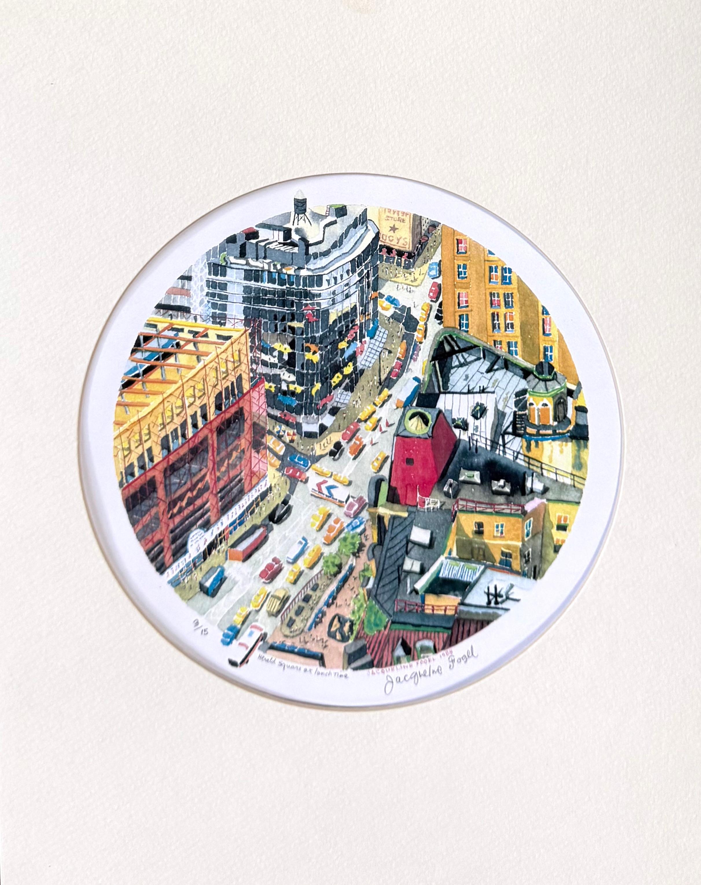 “Herald Square at Lunch Time” For Sale 1