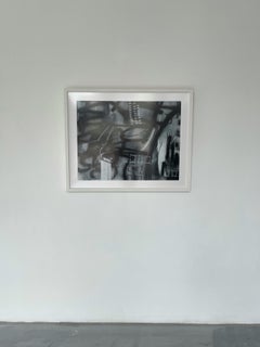 Downtown - acrylic and oil pastel on canvas