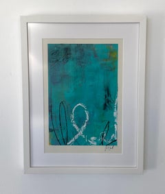 "Lustrous" - mixed media on canvas paper