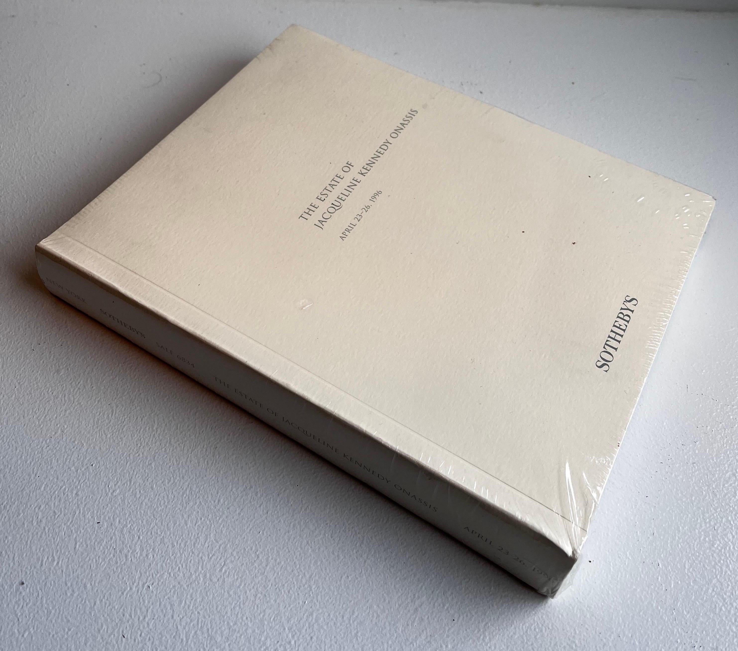 Jacqueline Kennedy Onassis, Sotheby's Auction Catalogue
New in Wrapper - Softcover


