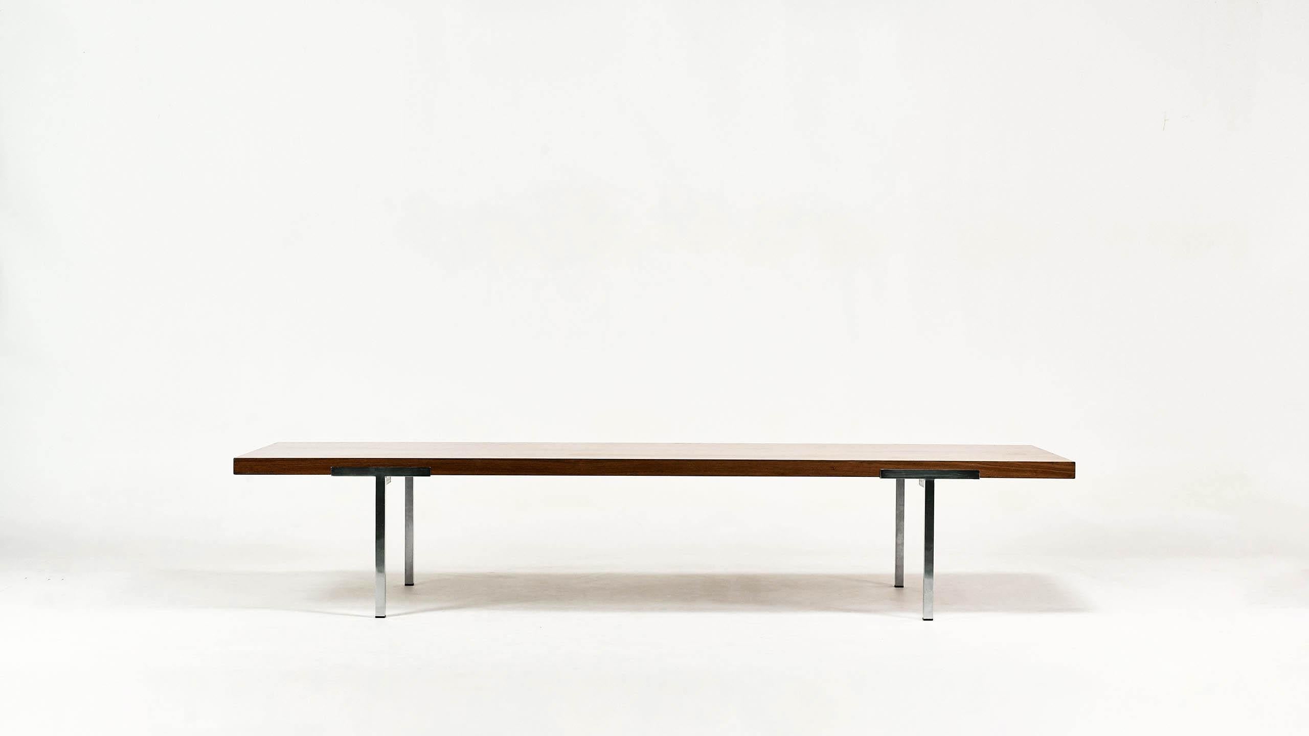 Mid-Century Modern Jacqueline Lecoq & Antoine Philippon, Important Coffee Table for Laauser 
