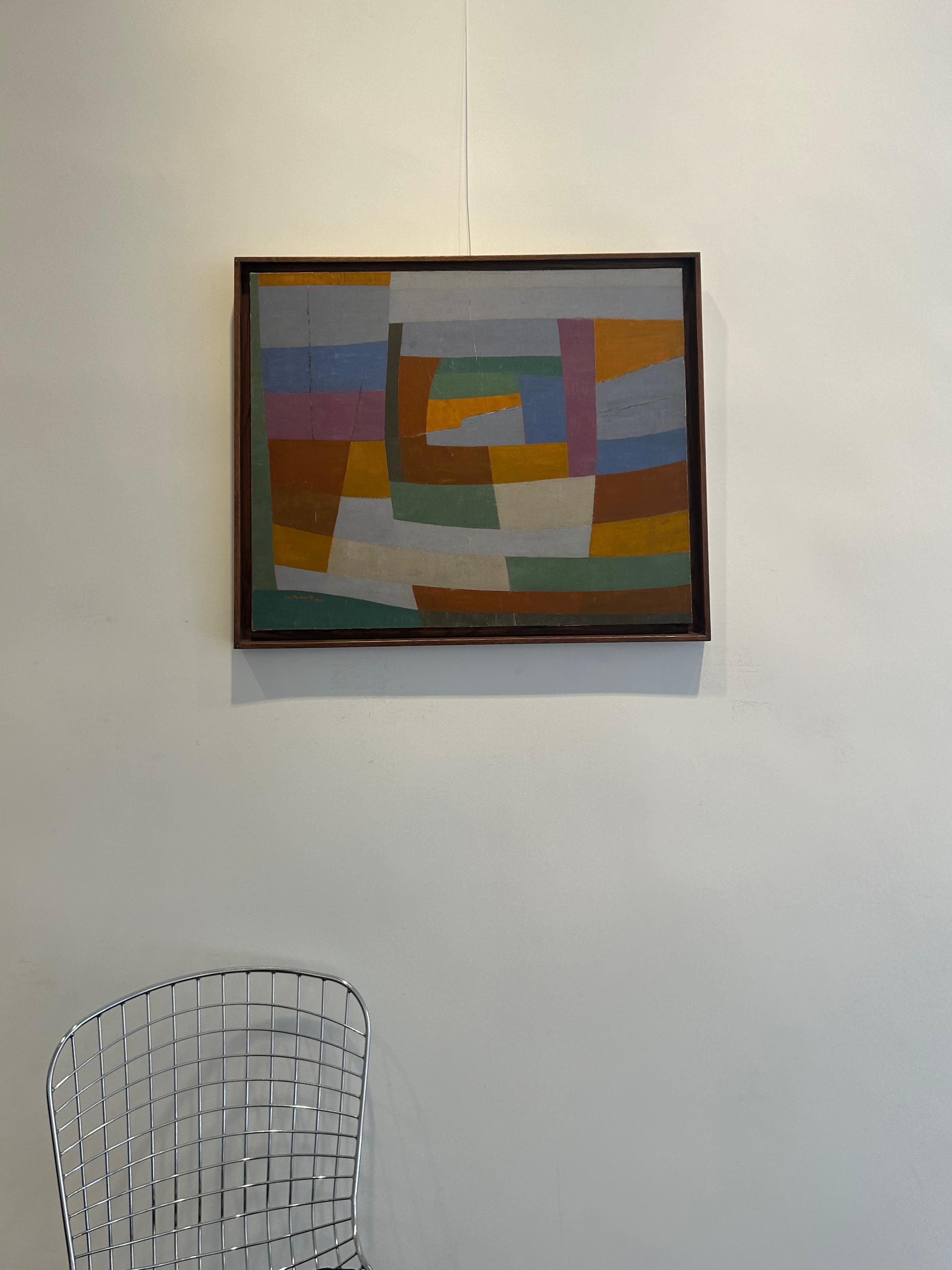 Le Printemps gris - Painting di Jacqueline Pavlowsky