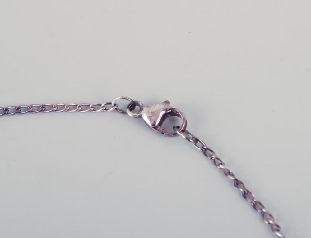 da uomo o donna Jacqueline Rabun per Georg Jensen. Collana per bambini in argento sterling. in vendita