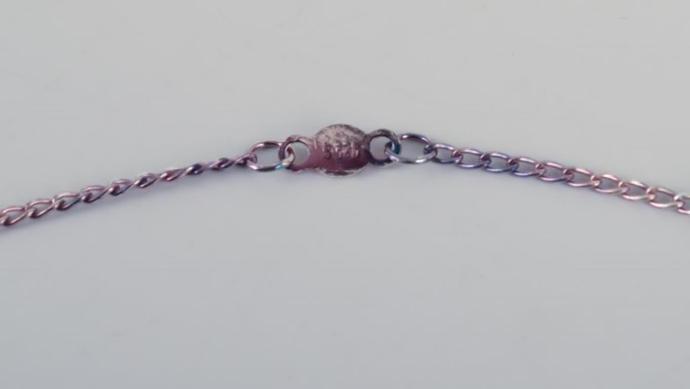 Jacqueline Rabun per Georg Jensen. Collana per bambini, argento sterling. In condizioni ottime in vendita a bronshoj, DK