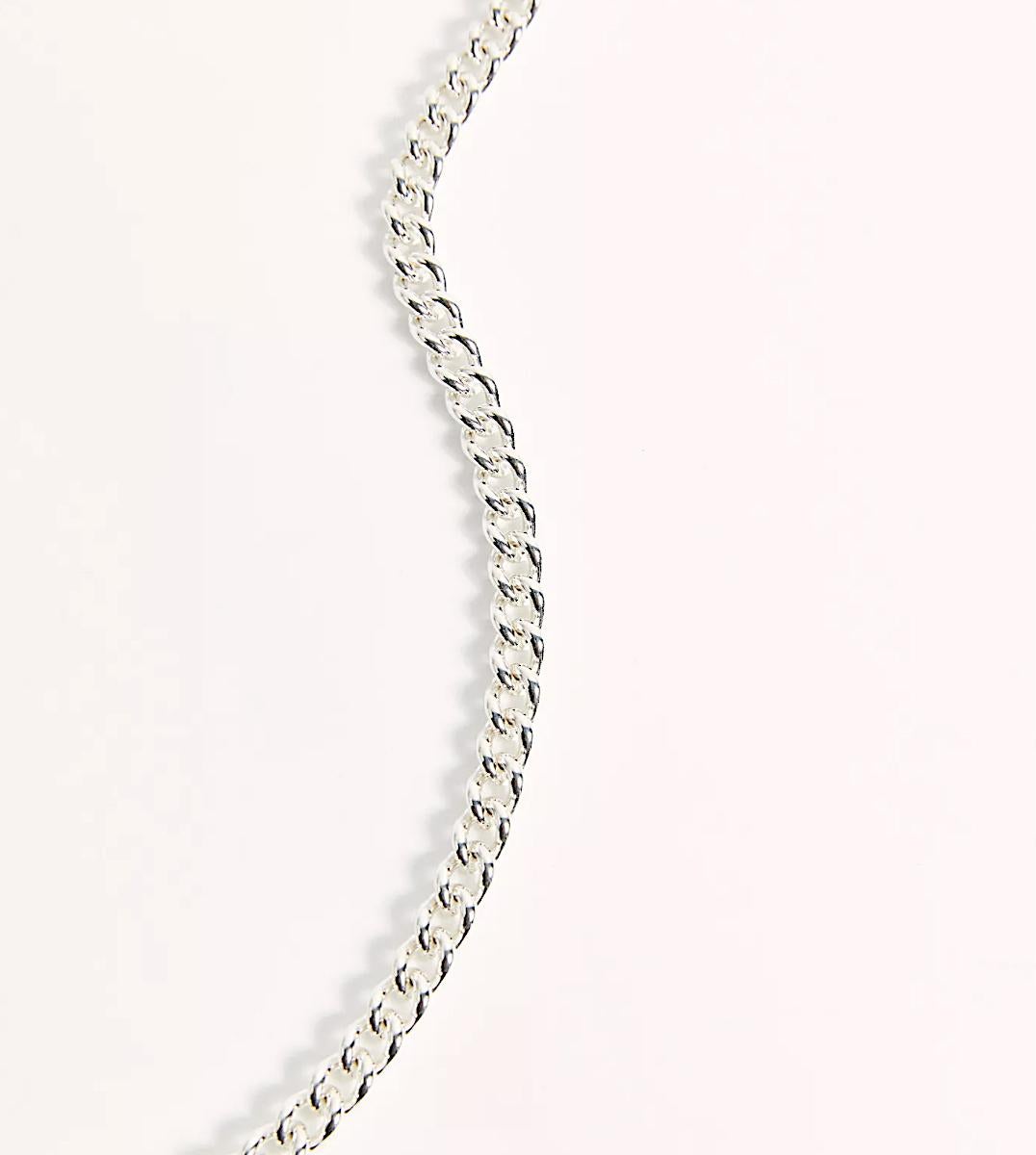 Contemporary Jacqueline Rose Ball and Curb Chain Necklace For Sale