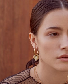 Jacqueline Rose Heirloom Drop Hoop Earring