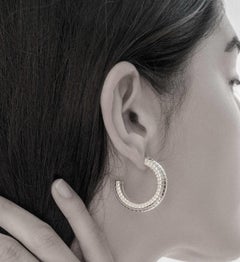 Jacqueline Rose Lattice Hoops