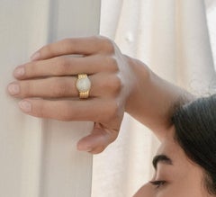 Jacqueline Rose Lattice Moonstone Ring