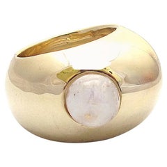 Jacqueline Rose Pebble Rainbow Moonstone Ring