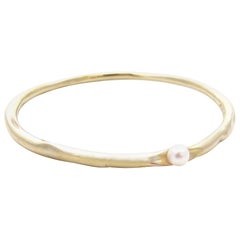 Jacqueline Rose Relic Pearl Bangle Bracelet