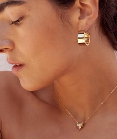 Jacqueline Rose Wide Hoop Earrings