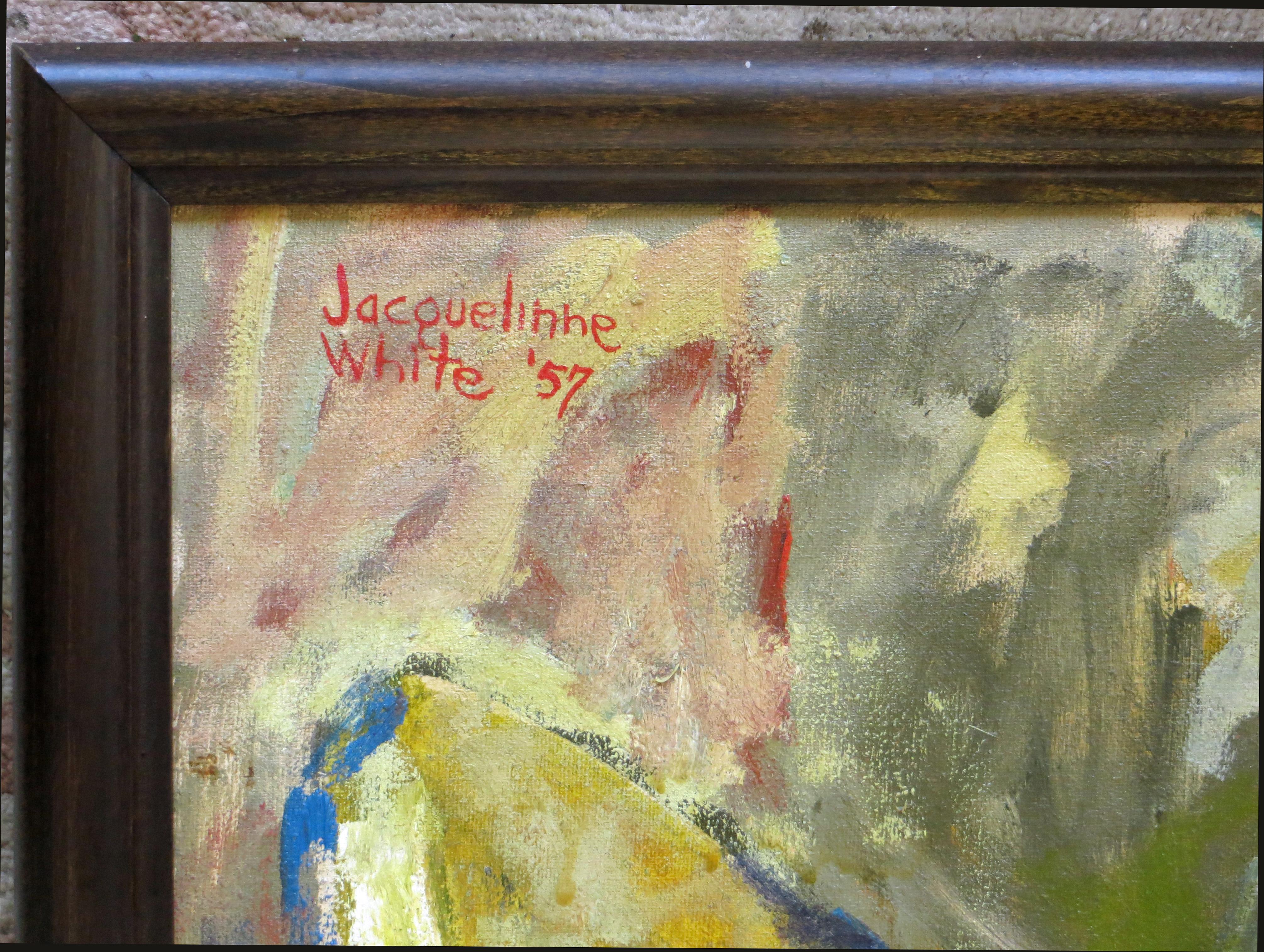 Schizzo di Carla all'età di 12 anni - Painting Espressionismo astratto di Jacquelinne White