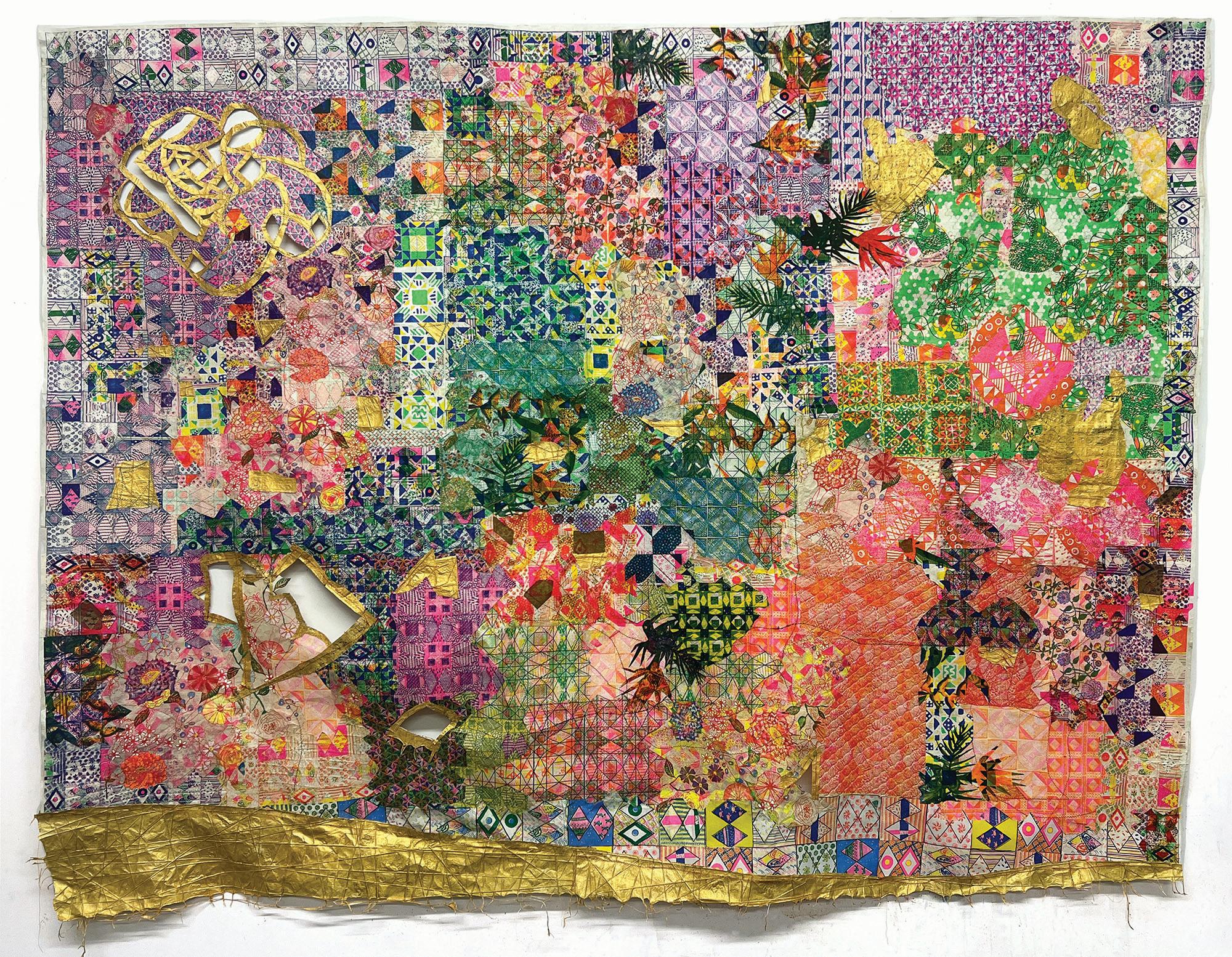 "One Day Tomorrow Will be Yesterday" 2024 mixed media