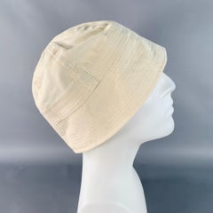 Jacquemus Chapeau Bucket en toile de coton beige
