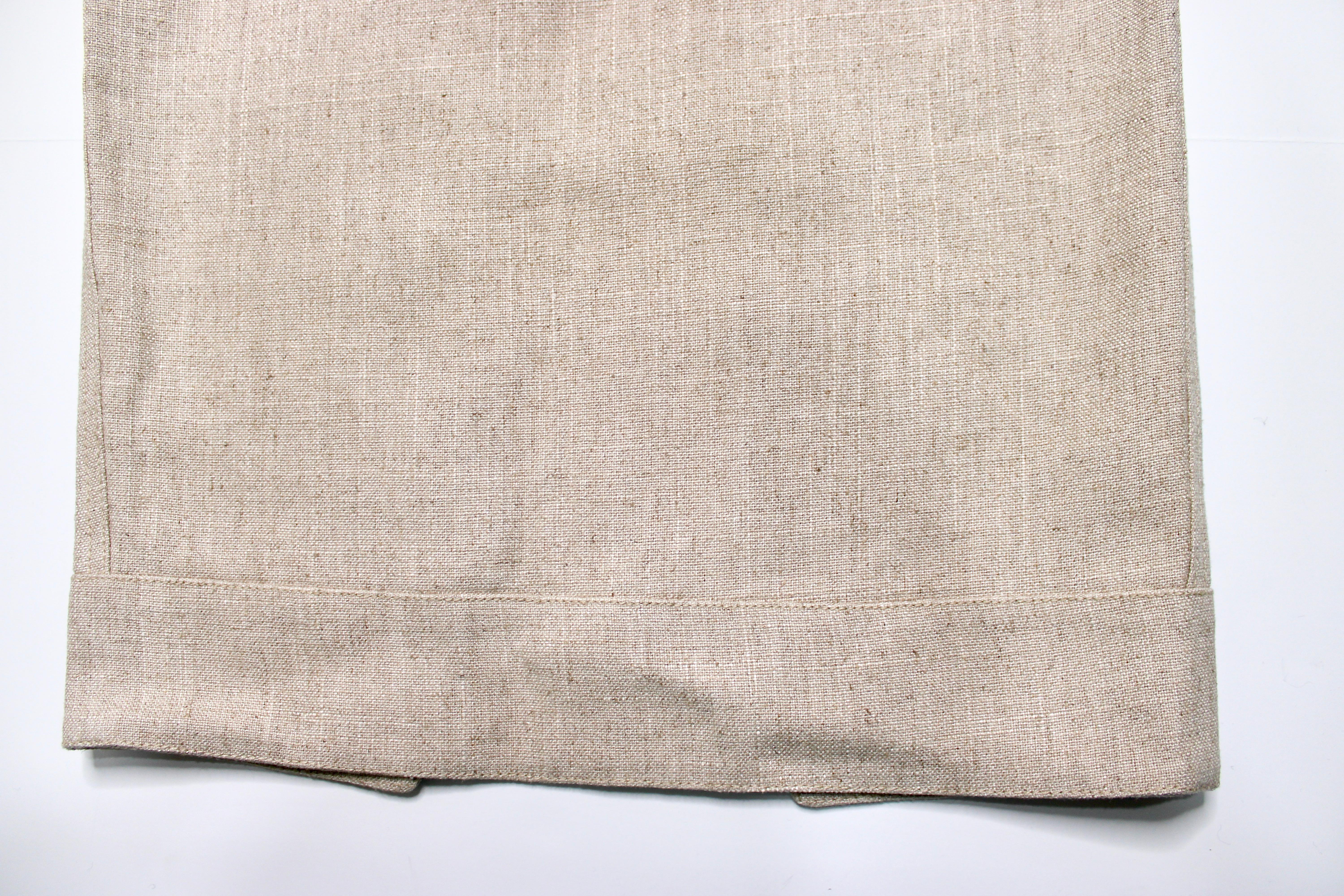 Jacquemus Beige Falda Midi Recortada Con Abertura en Bueno estado para la venta en Scottsdale, AZ