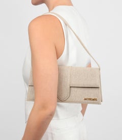 Jacquemus Beige Linen Le Bambino Long