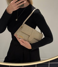 Jacquemus Beige Linen Le Bambino Long