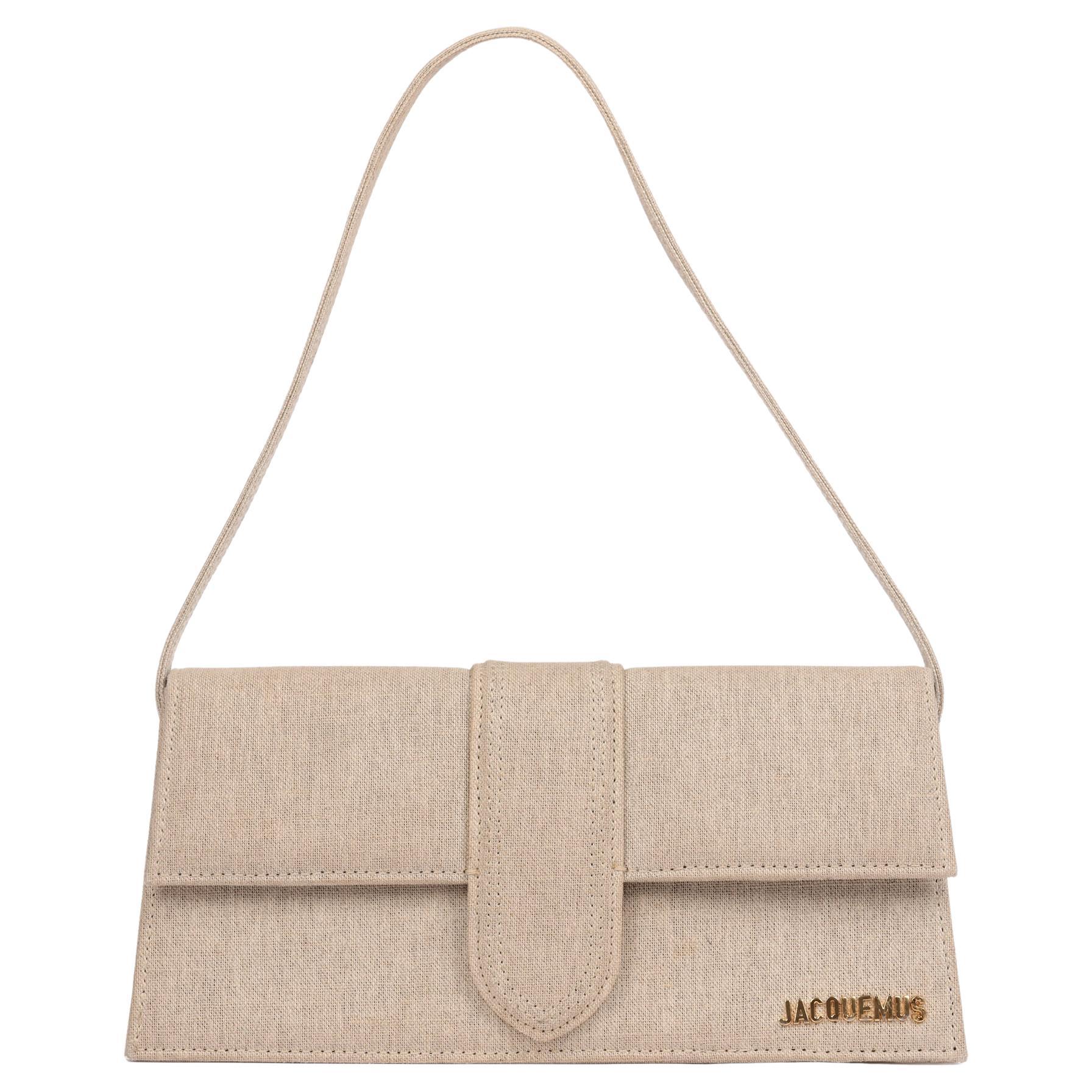 Le Bambino long en lin beige Jacquemus