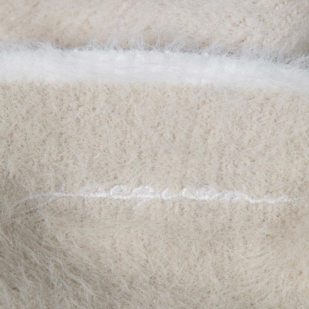 Jacquemus Beige Logo Embroidered Beanie 1