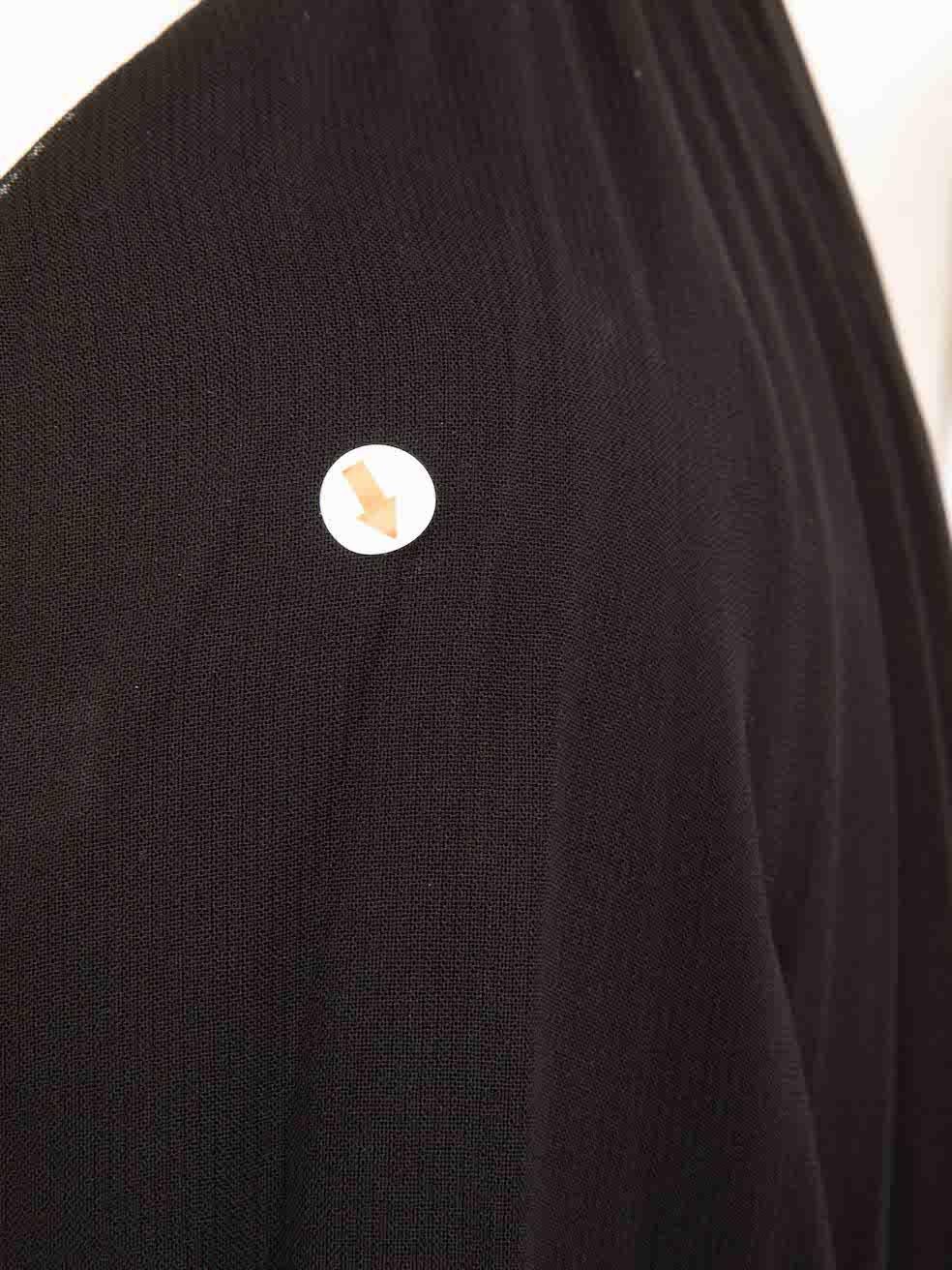 Jacquemus - Robe Bellezza en mousseline noire, taille S 1