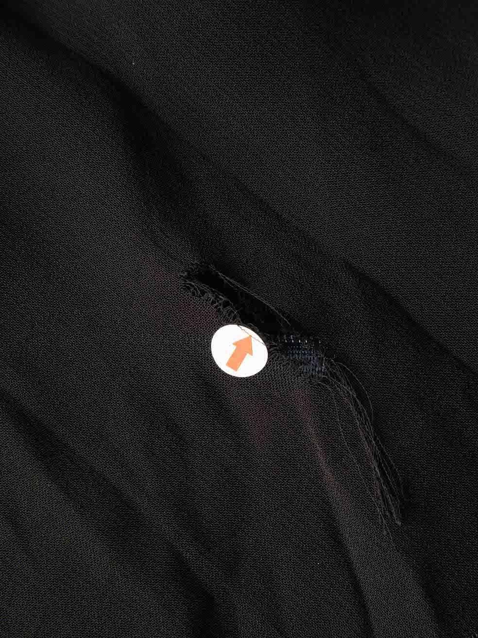 Jacquemus - Robe Bellezza en mousseline noire, taille S 2