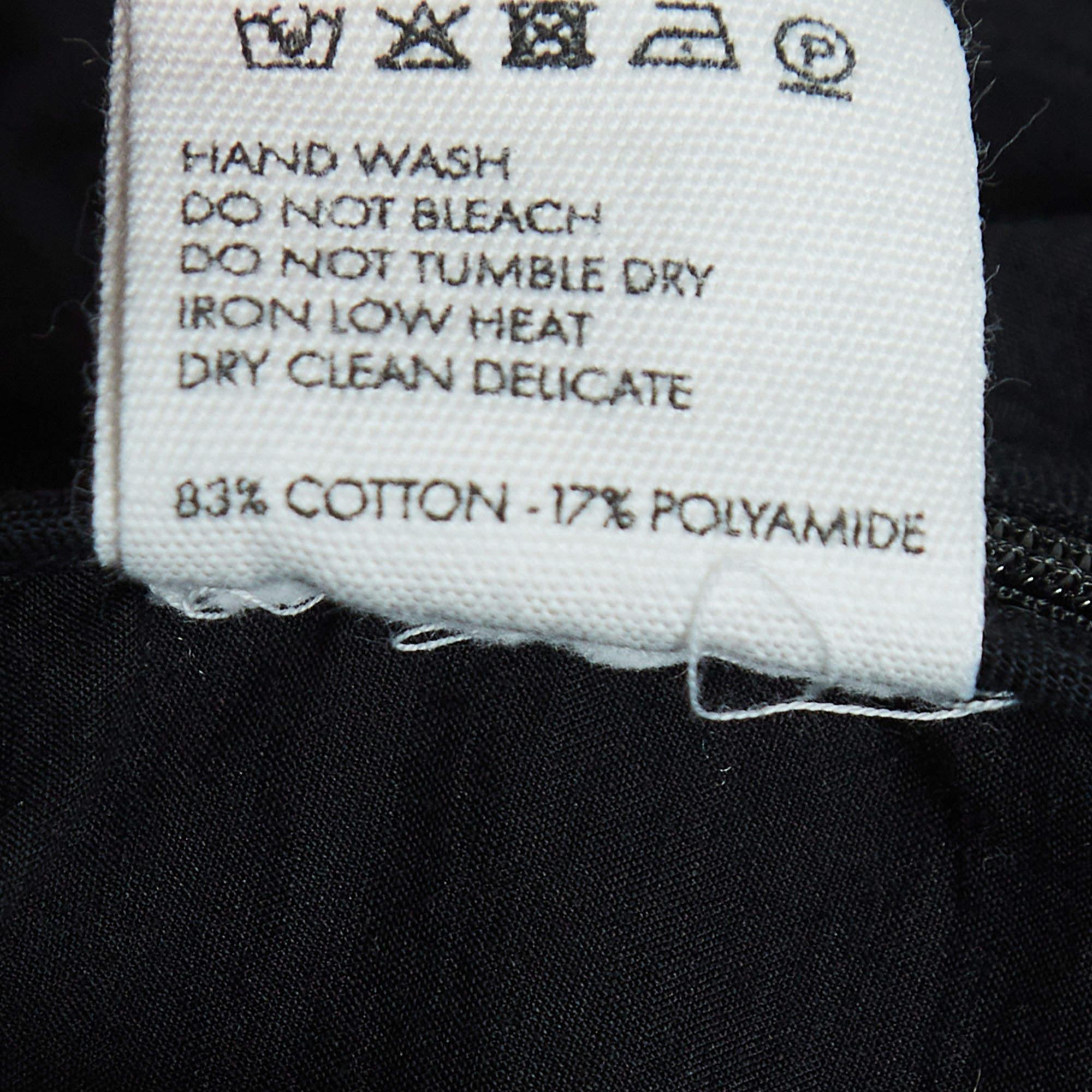 Women's Jacquemus Black Cotton Asymmetric Crop Shirt S For Sale