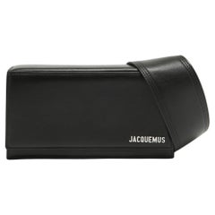 Jacquemus Black Leather Le Bambino Homme Bag